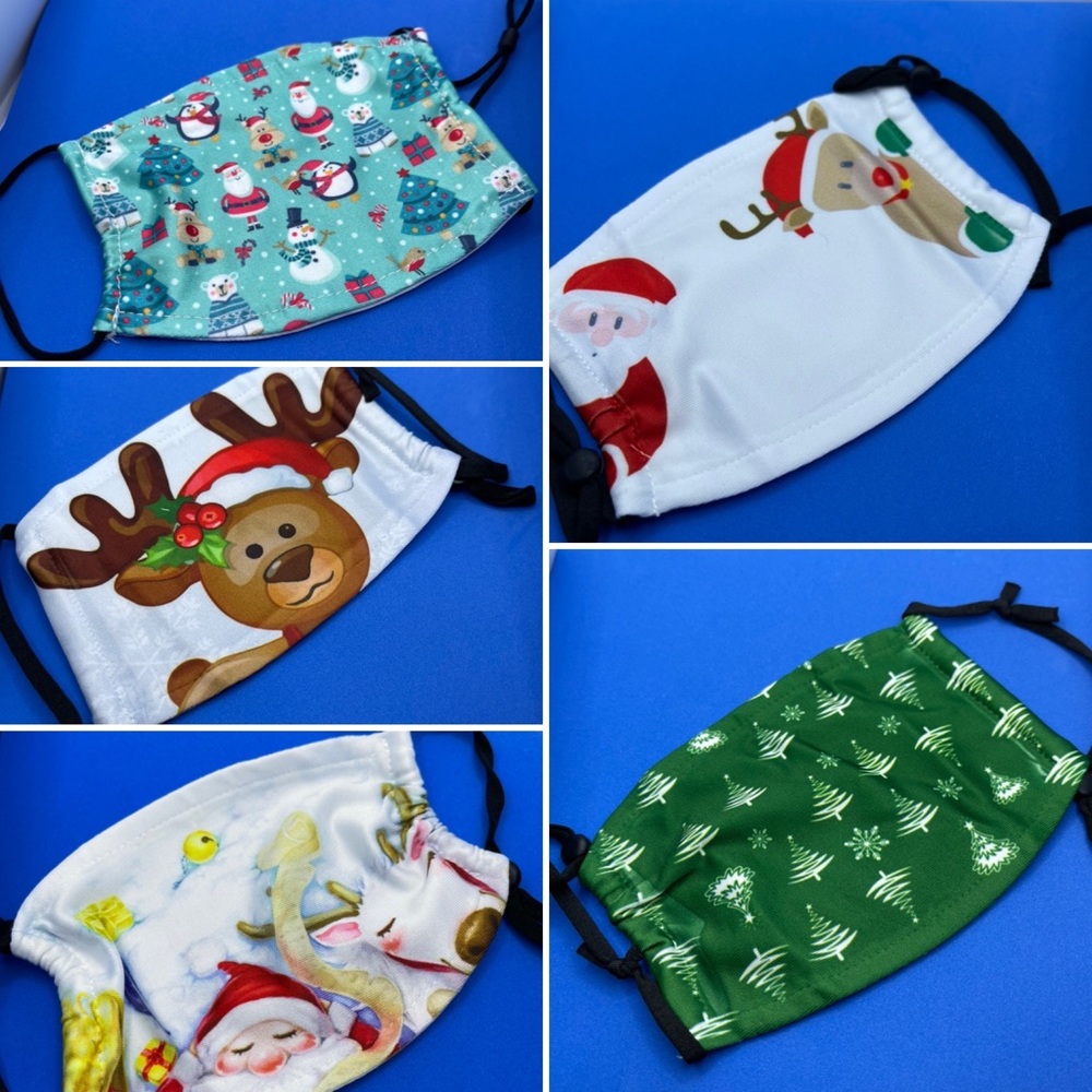 Set of 5 New Junior Face Masks